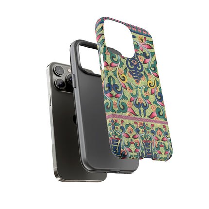 Colorful Flower Pattern by Owen Jones Phone Cases