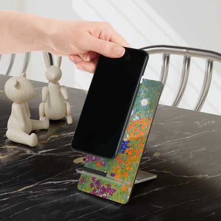 Cottage Garden by Gustav Klimt Mobile Display Stand for Smartphones