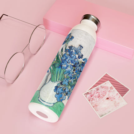 Irises by Vincent Van Gogh Slim Water Bottle