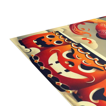 Jack-O’-Lantern Drums & The Kabuki Rabbit Postcards (envelopes included) - Bundles of 10, 30, 50 Pieces
