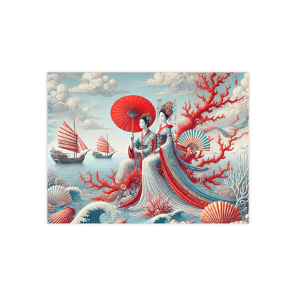 Ladies by the Quiet Sea Ceramic Tile