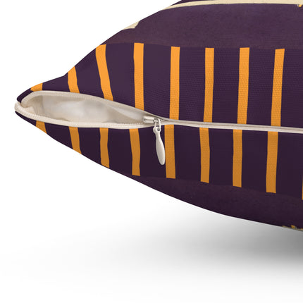 La décoration moderne dans le textile Pl. 17 by Gaston Charlet Spun Polyester Square Pillow