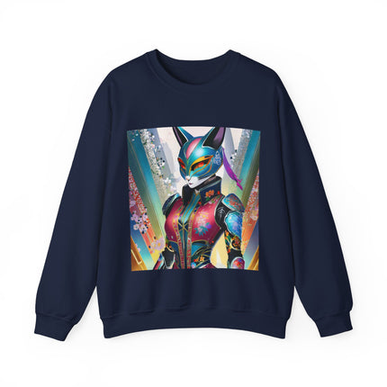 Cyberpunk Chic Unisex Heavy Blend™ Crewneck Sweatshirt