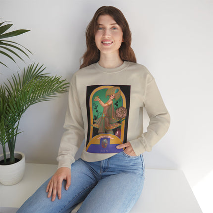 October & Opal, Tourmaline (from the Gem Series) by Sofia Chiostri Heavy Blend™ Crewneck Sweatshirt