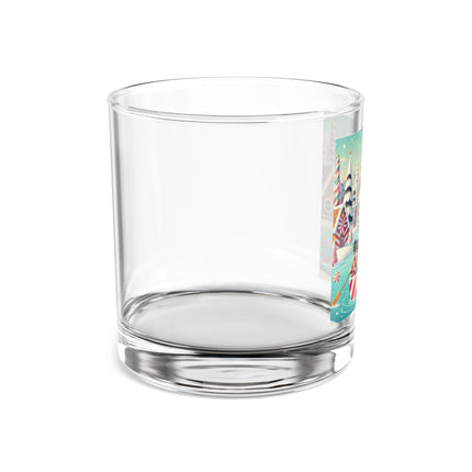 Nutcracker Candy-Striped Adventure Rocks Glass, 10oz