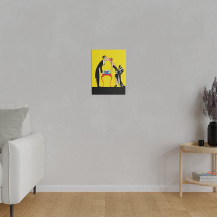 Golden Embrace – A 1920s Art Deco Moment of Passion