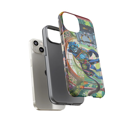 Cyber Panther's Hunt Phone Cases