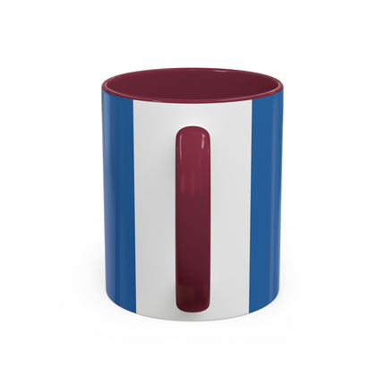 💙🌼 The Bluebell Christmas Promenade Colorful Mug – Art Deco Holiday Fantasy