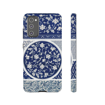 Blue Flower Pattern by Owen Jones Phone Cases