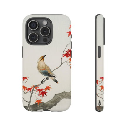 Japanese Bird on Maple by Ohara Koson Phone Cases