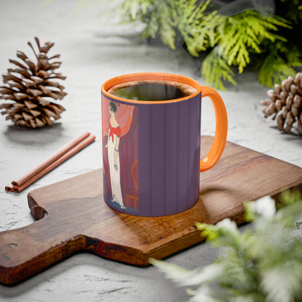 L’Entracte by Georges Lepape Colorful Mugs (11oz, 15oz)