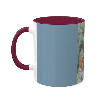 “I growl when I’m pleased, and wag my tail when I’m angry” by Sir John Tenniel Colorful Mugs, 11oz