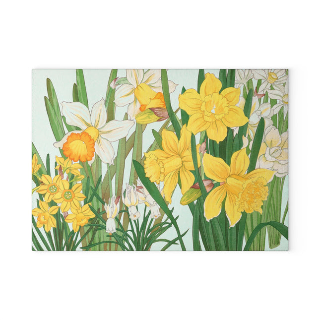 Daffodil by Tanigami Kônan Glass Cutting Board