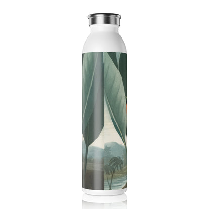 Bird of Paradise by Robert John Thornton Slim Water Bottle
