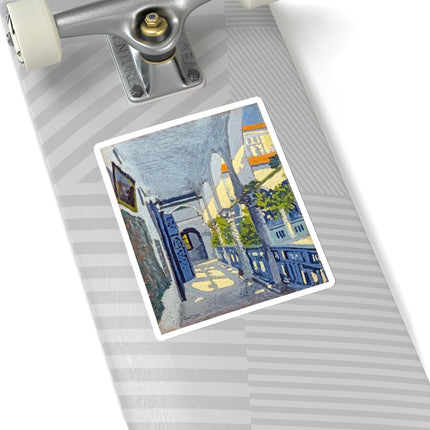 Gallery of a Moroccan Riad by George Gaudion Kiss-Cut Stickers (4 Sizes)