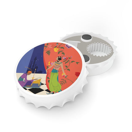 Midnight Arabian Reverie Bottle Opener – Exotic Elegance & Mystical Enchantment