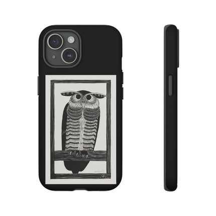 Horned Owl by Samuel Jessurun de Mesquita Phone Cases