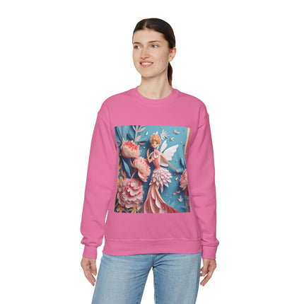 Peony Fairy Unisex Heavy Blend™ Crewneck Sweatshirt