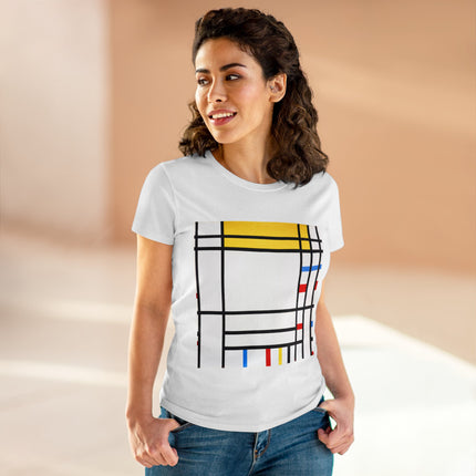 Place de la Concorde by Piet Mondrian Women's Midweight Cotton Tee