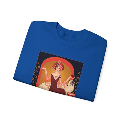 January & Garnet (from the Gem Series) by Sofia Chiostri Heavy Blend™ Crewneck Sweatshirt