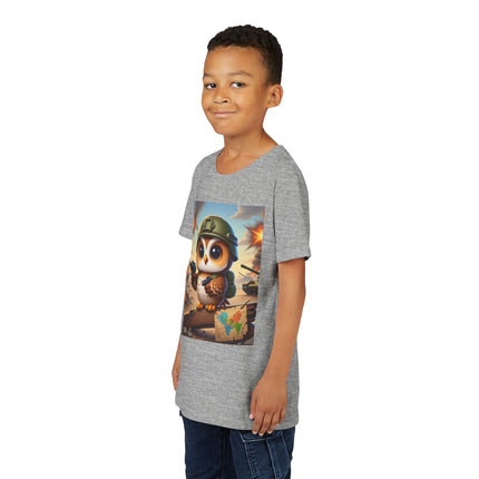 Owl on the Front Lines Youth Short Sleeve Tee