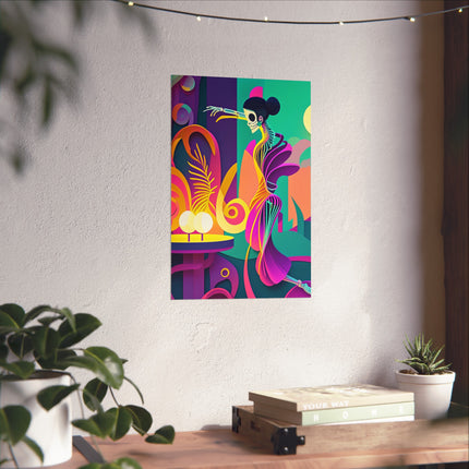 Dance of the Skeleton Ballerinas Fine Art Posters