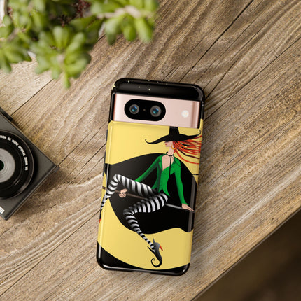 A Witch’s Moonlit Flight Phone Cases