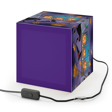 Whimsical Halloween Mischief Light Cube Lamp