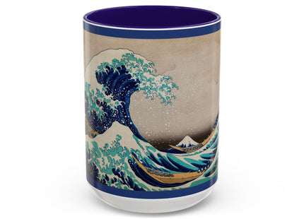 The Great Wave off Kanagawa by Katsushika Hokusai Colorful Mugs (11oz, 15oz)