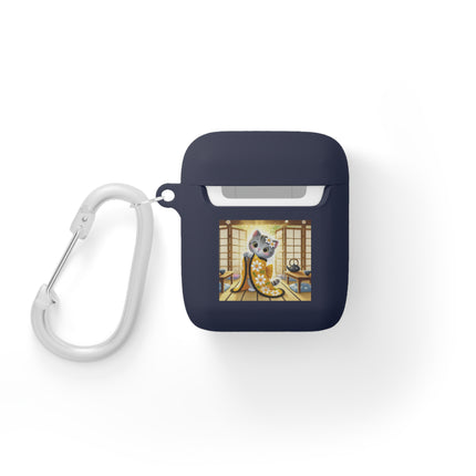 Playful Kitten in the Tea Room AirPods and AirPods Pro Case