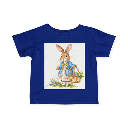 🐰🌼 The Little Spring Bunny Infant Fine Jersey Tee – Whimsical Woodland Charm