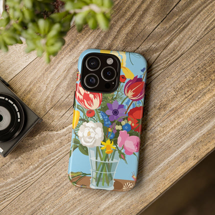 Spring Bouquet Phone Case – Vibrant Blooms & Whimsical Charm