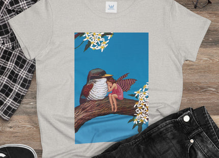 Magnolia Fairy and the Woodland Bird Cotton Tee