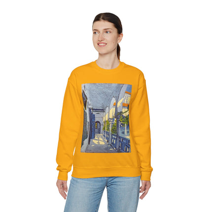 Gallery of a Moroccan Riad by George Gaudion Heavy Blend™ Crewneck Sweatshirt