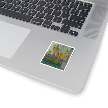 La Fontaine, Saint-Paul De Vence by Henri Le Sidaner Kiss-Cut Stickers (4 Sizes)