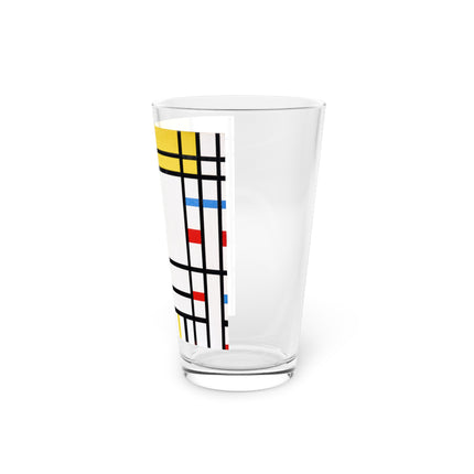 Place de la Concorde by Piet Mondrian Glass, 16oz