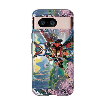 Cyberpunk Samurai Owl Phone Cases