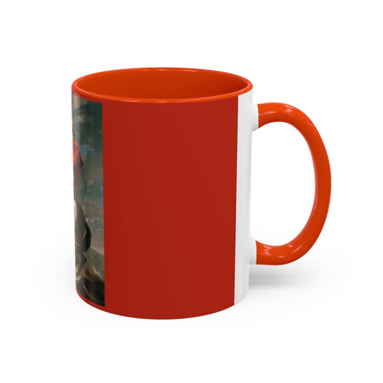 Napoleon Crossing the Alps by Jacques-Louis David Colorful Mugs (11oz, 15oz)