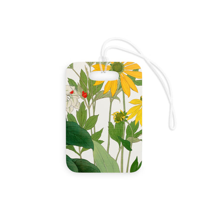 Clerodendrum & Rudbeckia Flower by Tanigami Kônan Luggage Tags