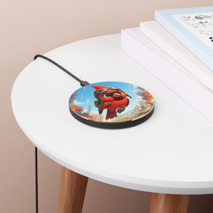 The Cardinal Dive Bomber Wireless Charger – Bold Flight & Fearless Adventure