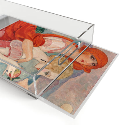 Sur la Route d'Anacapri by Gerda Wegener Acrylic Serving Tray