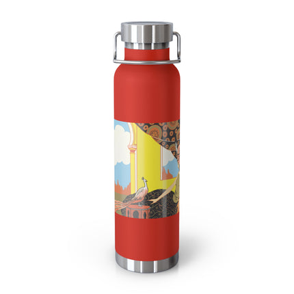 Glimpses of Opulence by Ezio Anichini Copper Vacuum Insulated Bottle, 22oz