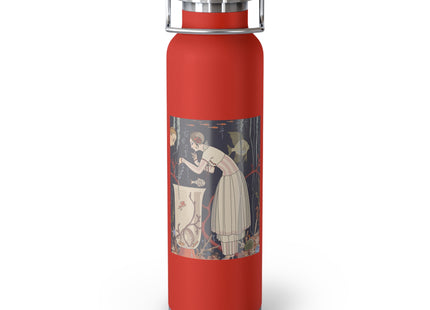 L'Etourdissant Petit Poisson (The Dazzling Little Fish) by George Barbier Copper Vacuum Insulated Bottle, 22oz