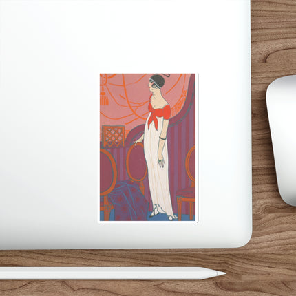 L’Entracte by Georges Lepape Die-Cut Stickers (5 Sizes)