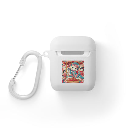 Geisha Kitten's Enchanted Carousel Ride AirPods and AirPods Pro Case