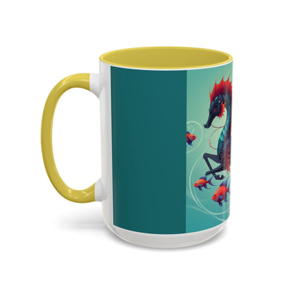 Mermaid & Sea Dragon Mug – Ocean Guardian & Mythic Beauty