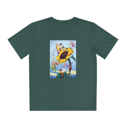 Sunflower Fairies by Margaret Tarrant Youth Competitor Tee – Golden Garden Magic & Storybook Wonder