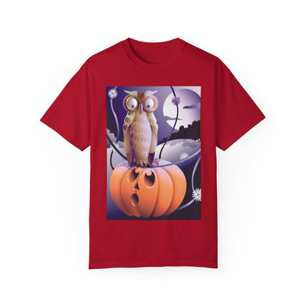 The Startled Pumpkin Unisex Garment-Dyed T-shirt