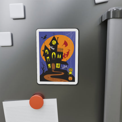 Halloween Night at the Haunted House Die-Cut Magnets (5 Sizes)
