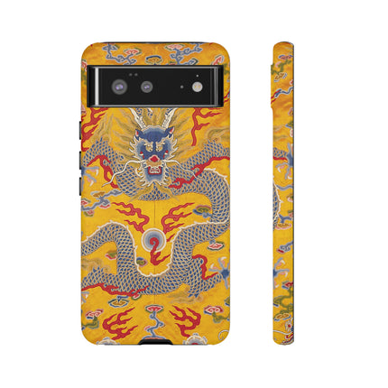 Majestic Dragon Regalia – Imperial 12-Symbol Robe Phone Cases